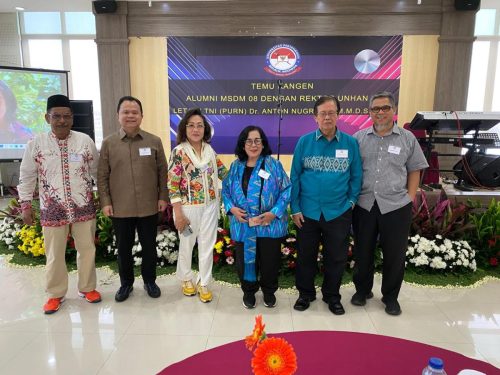 Pertemuan Reuni MSDM 08 dg Rektor Unhan RI, Letjen TNI Dr. Anton Nugroho, Kamis, 17 Juli 2025, Unhan RI Salemba, lt 8 - Agenda Dialog interaktif  & ramah tamah